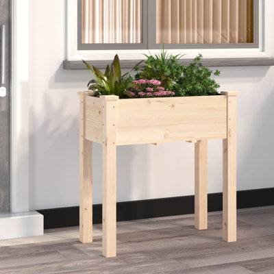Ludington Wood Planter Box