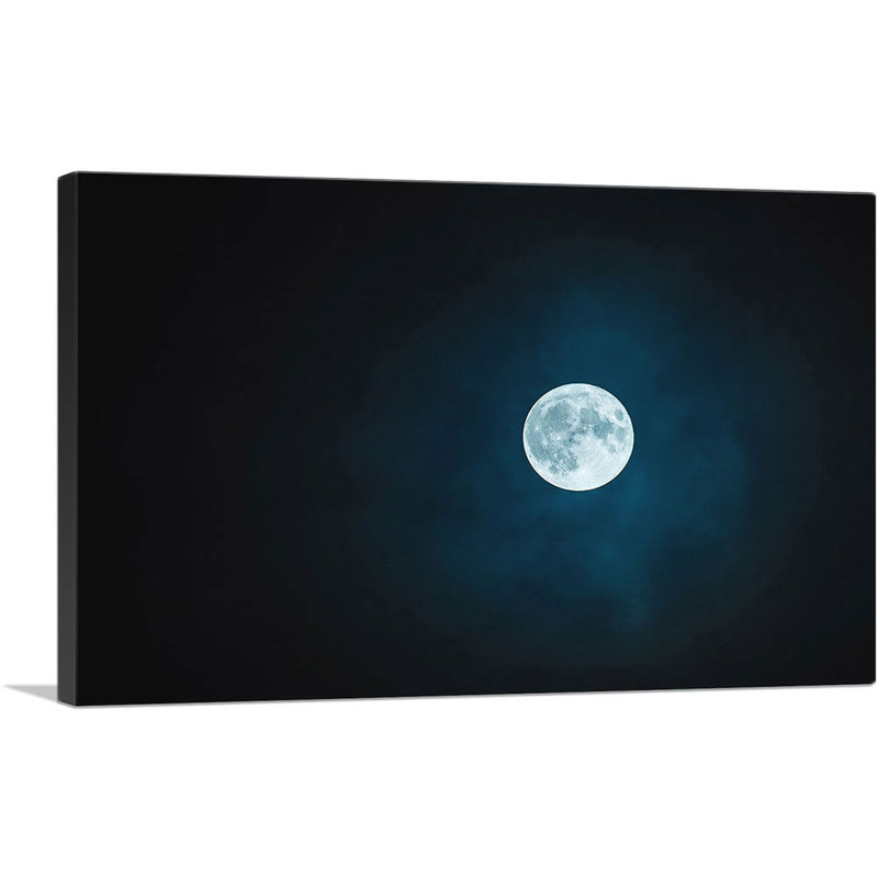 Clair de lune - reproduction de photo sur toile tendue, H 26 po x l 40 po x 1,5 po