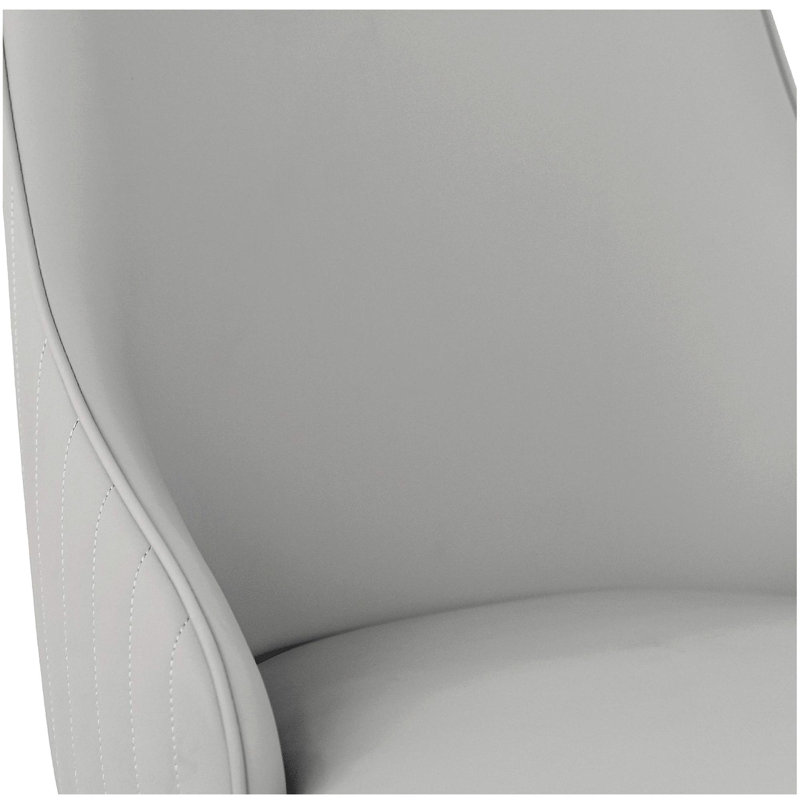 Chaise de salle à manger rembourrée d'éponge Modern Pu