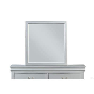 Philippe III Platinum Finish Mirror