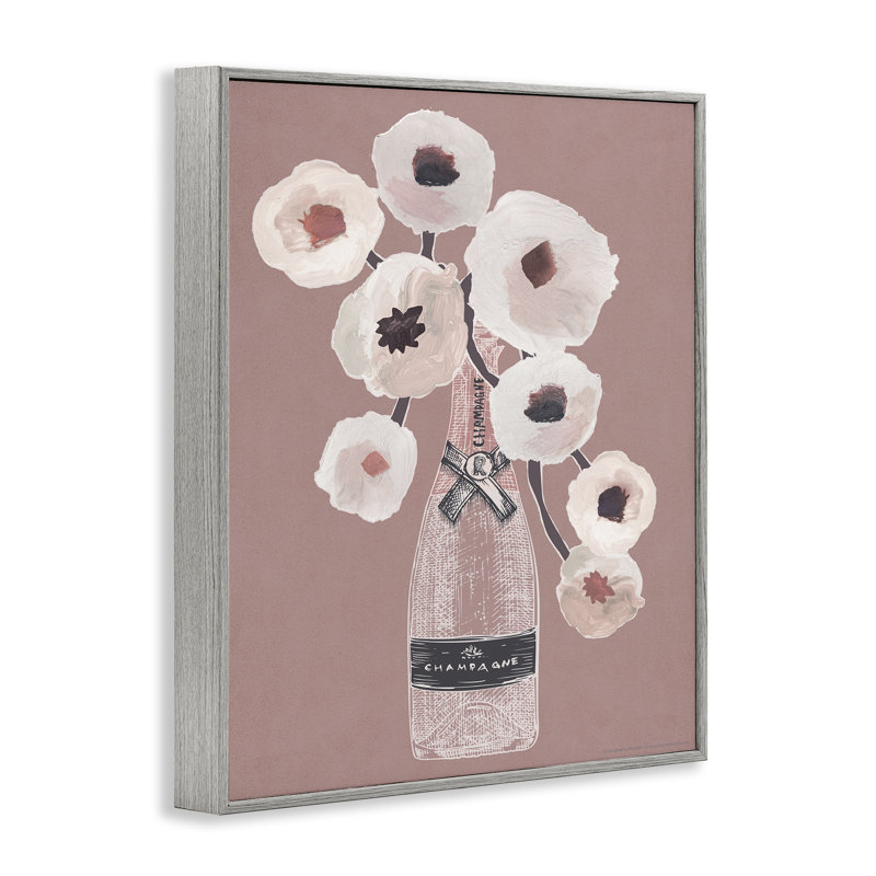 «White Poppies Champagne», art giclée par Reinders, Estampe numérique Farmhouse, H 20 po x l 16 po