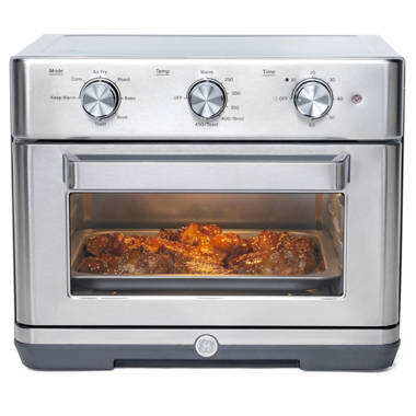 GE Cafe Couture Stainless Steel Air Fryer Toaster Oven + Reviews, Crate &  Barrel