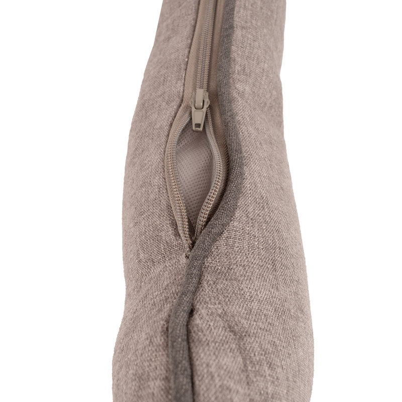 Oreiller GreenDog Os - Luxe neutre, Gris clair, S / M (l 12 po x H 8 po)