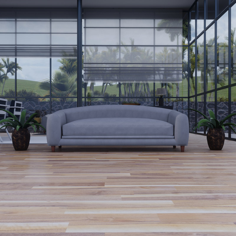 Chugwater Faux Leather Pet Bed, Grey, 11.8cm H x 42.9cm W x 35cm D, Medium (12-18kg)