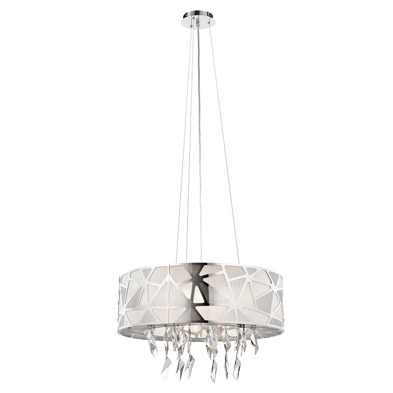 Brumback 6 - Light Dimmable Drum Chandelier