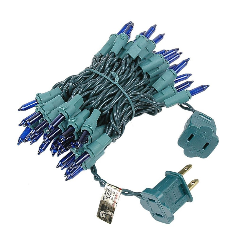 Mini-chaîne pour l’extérieur 11'50 ampoules Sherwood, Bleu