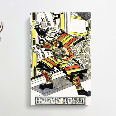 Warrior by Okumura Masanobu - Wrapped Canvas Painting