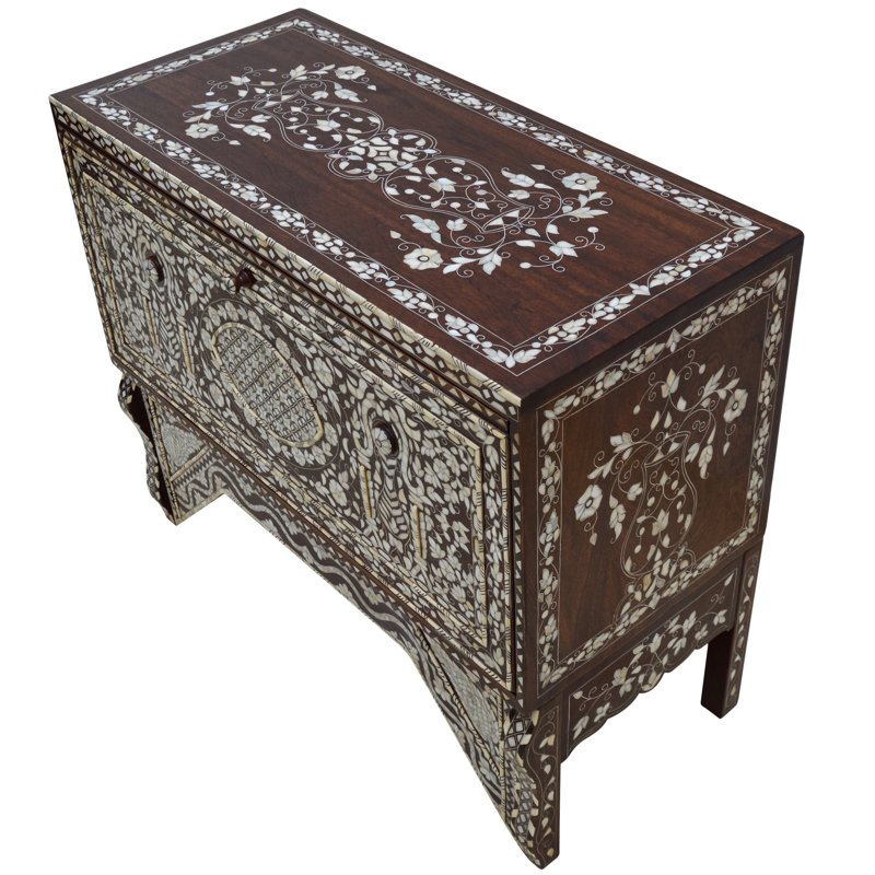 Syrian 39'' W Solid Wood Console Table