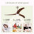 52" Solid Wood Blades Ceiling Fan With Light With Remote Control, Noiseless Reversible Motor, 6 Speed ,3 Color , For Patio Living Room, Bedroom, Indoor-1303491115