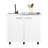 Utility Sink Cabinet, Burwood, White, Width X 39,3