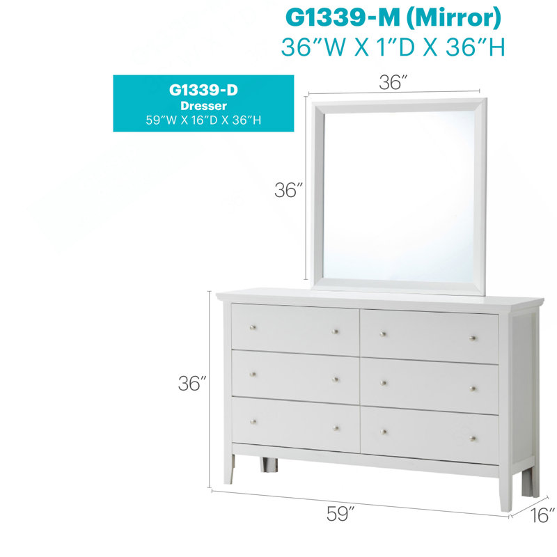 Commode Primo G1339-D, blanc, Blanc