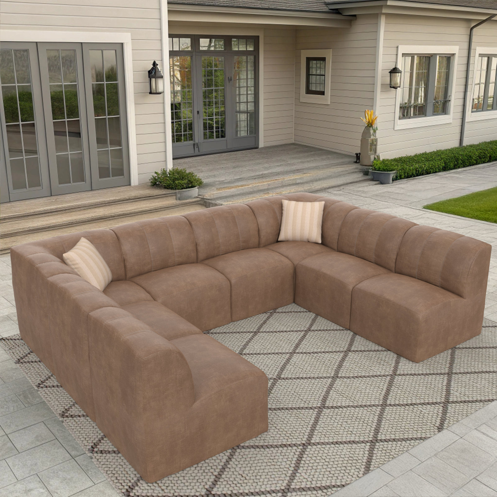 Praia 124" Patio Sectional
