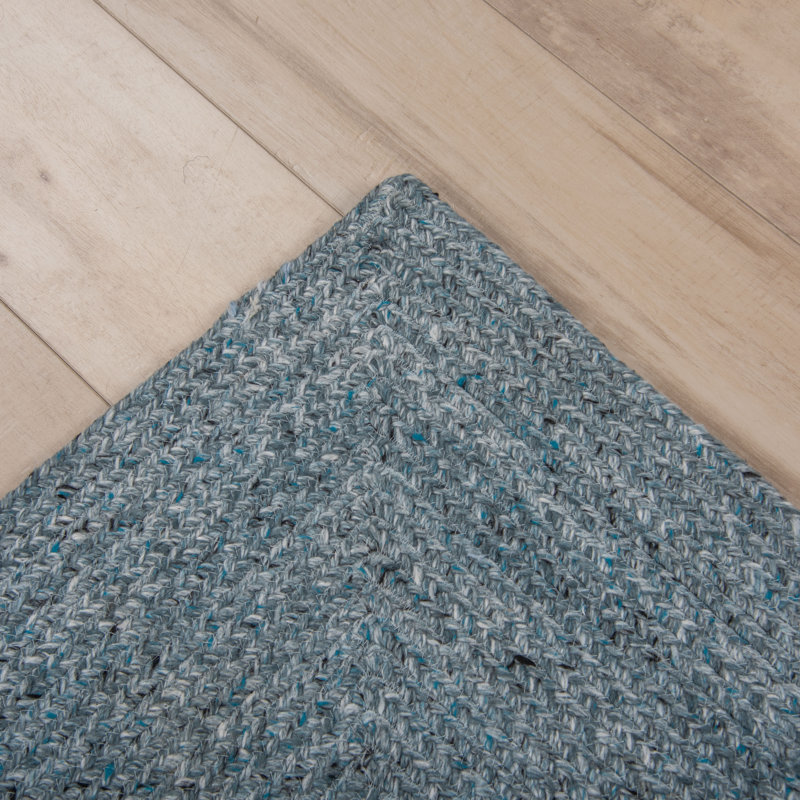 Tapis 100% polyester tissé à la main, Rectangle 5 pi x 7 pi 6 po