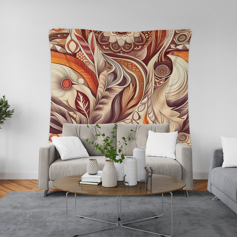 Tapisserie murale, H 88 po x l 104 po