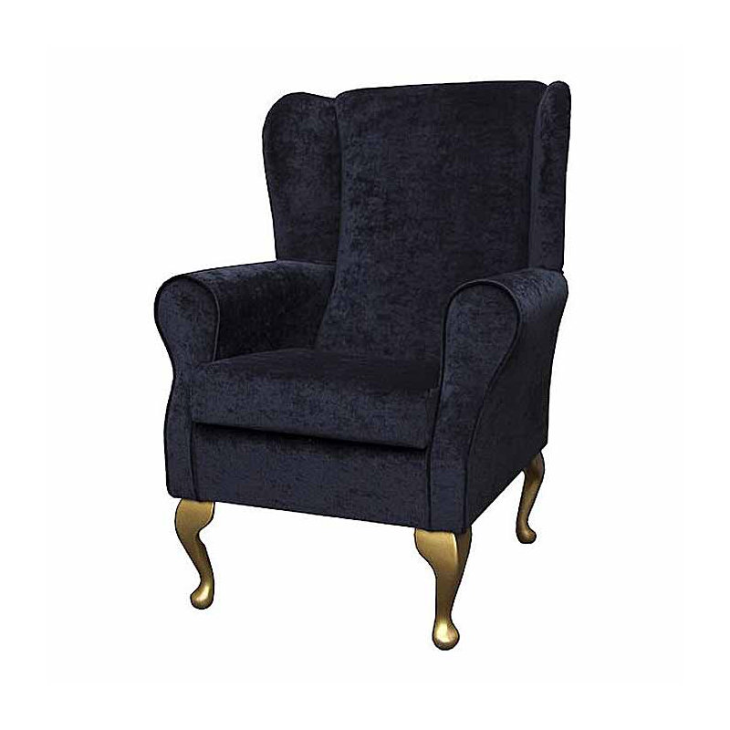 74cm Wide Tufted, Black
