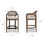 Tabouret de comptoir de style moderne Mid-Century Americana-223095282-223095283