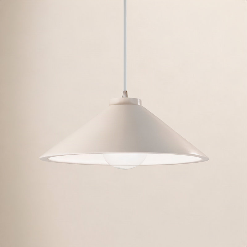 Leni Collection 1 - Light Cone Pendant Accents, Antique Silver, Brushed Nickel