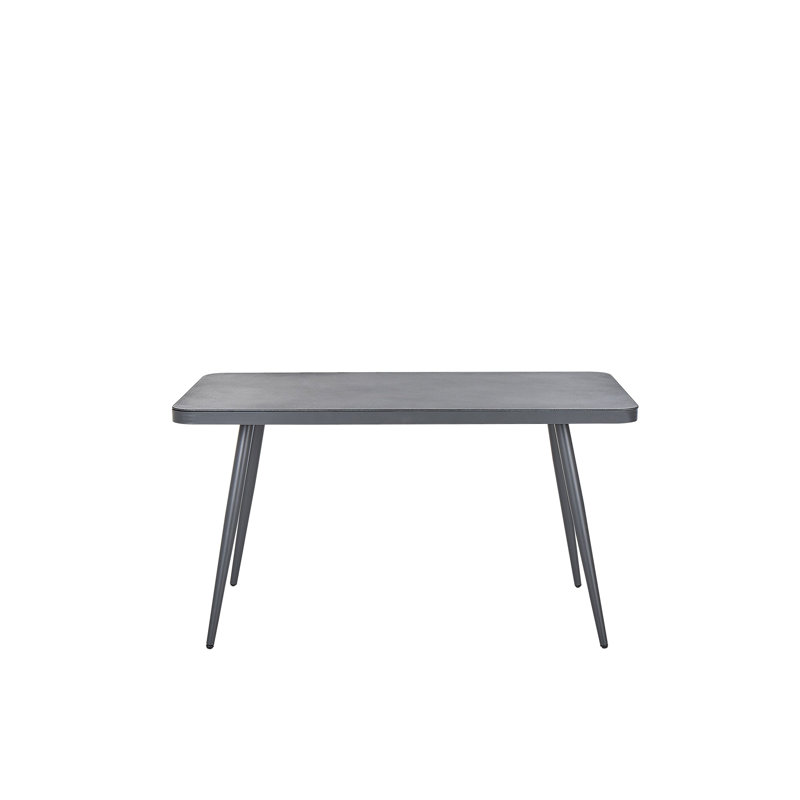 Harlem Rectangular Glass Outdoor Dining Table - 140 cm W 140 cm D