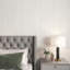 Grass Cloth Textured Wallpaper Light Grey Stick on Wallpaper 40 CM x 10 M Waterproof