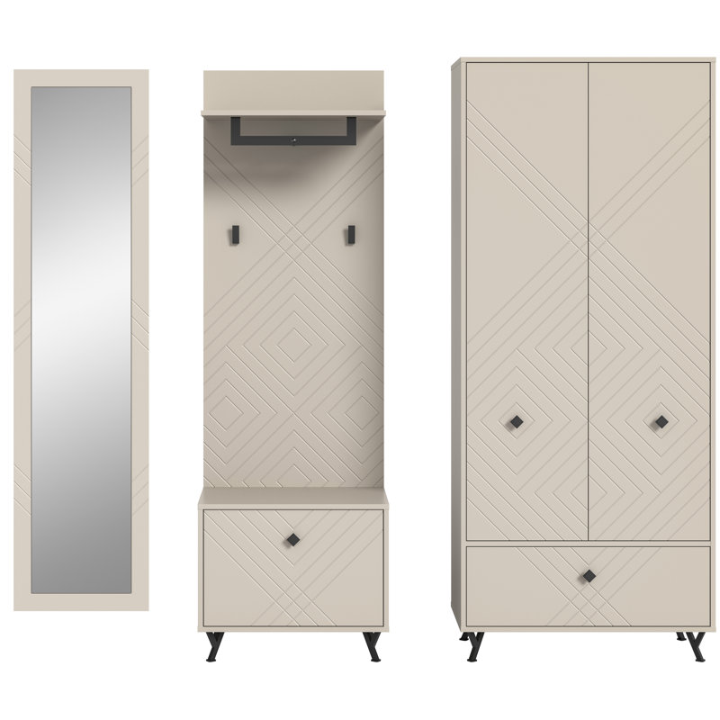 Valdosta 4 Piece Hall Set