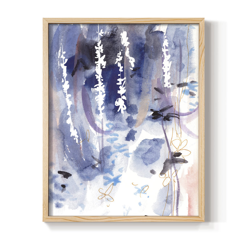 «Late Night Breeze II», reproduction encadrée - bois massif