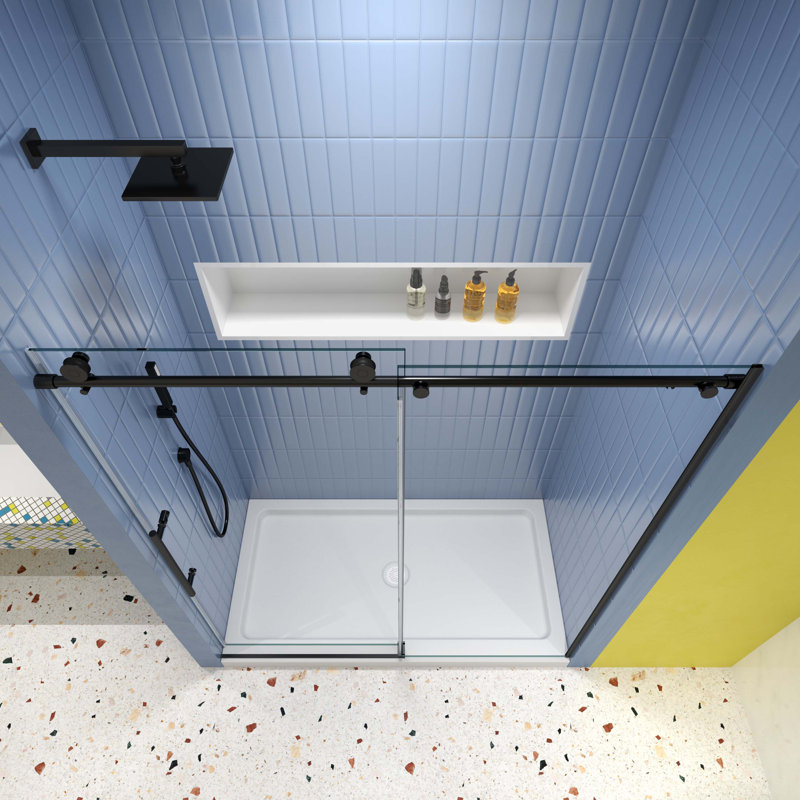 Shower Doors, Matte Black