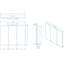 900mm W 766mm H Medicine Cabinet Mirror 2