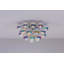 Abdurrahman Glass Semi Flush Mount-778293856