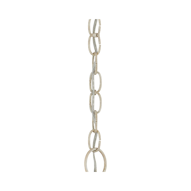 3' Painted Contemporary Gold Chain, Sandstone, 36" H x 0.25" W x 0.25" D