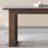 Gray + Nut-brown Rectangular Sintered Stone + Solid Wood Dining Table-2065431489