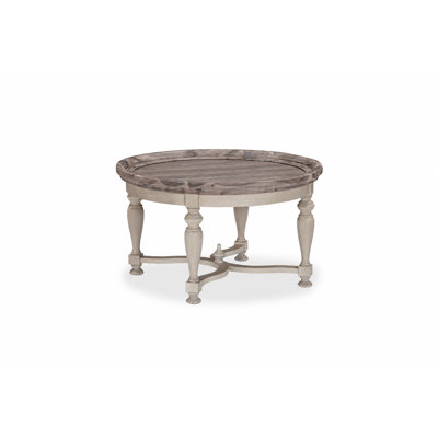 Isah Round Coffee Table Stonewash/ Mist Grey