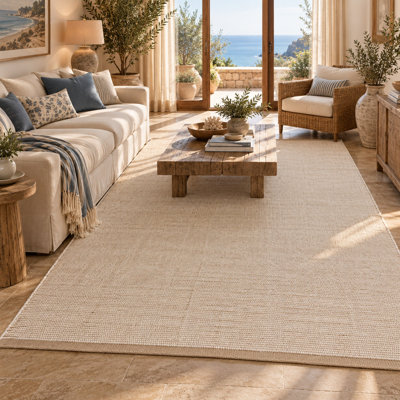 Tapis de couloir en coton Jute