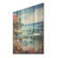 Whimsical Shores - Coastal Beach, art mural sur bois de pin naturel-1398983296