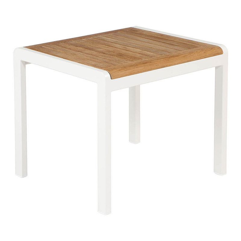 Aura Side Table, Arctic White