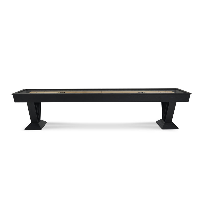 Savant Shufflboard Table in Black Ash