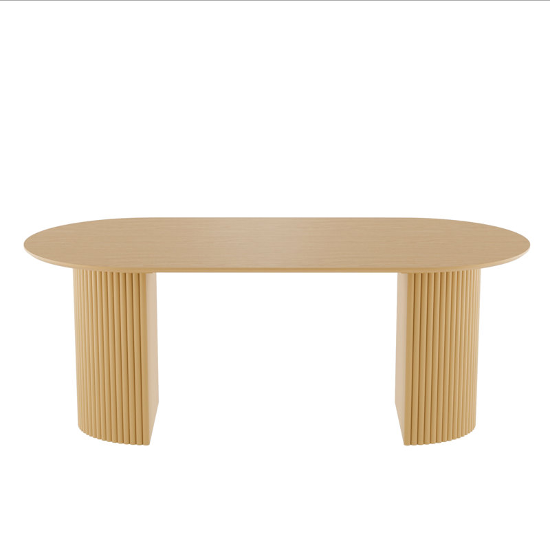 Table de salle à manger 79 po, Naturel