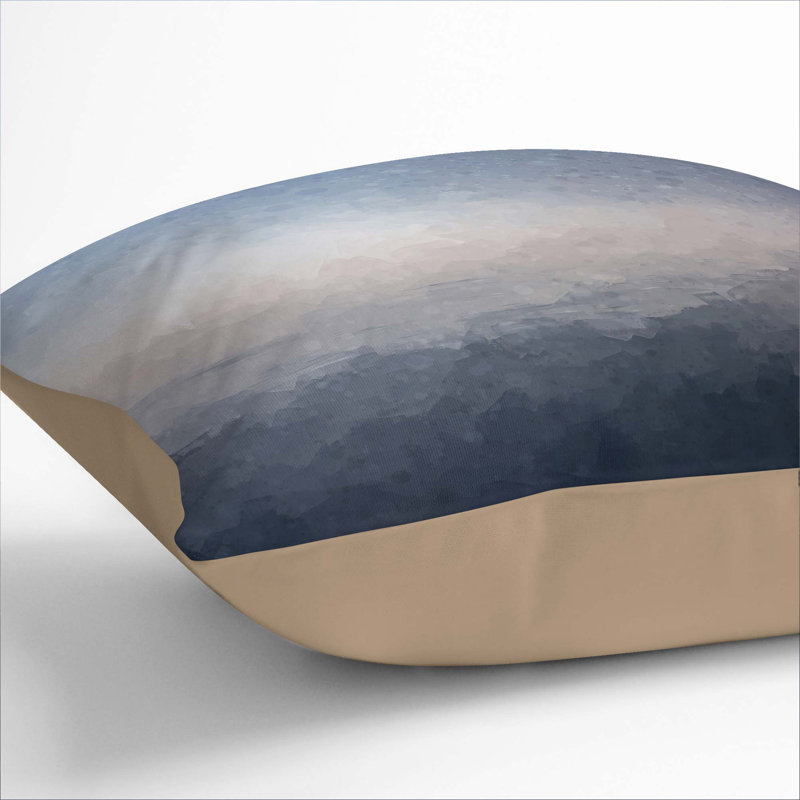 Square Throw Cushion, 40cm H x 40c m W x 15cm D, Stone