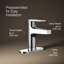 Taut Single-Control Lavatory Faucet with Escutcheon-1819933542
