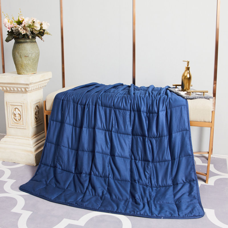 Weighted Throw Blanket, Navy