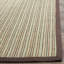 Tapis beige / mauve à rayures sisal-381267588