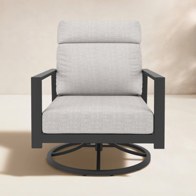 Townsend Metal Outdoor Rocking Chair With Sunbrella Cushion