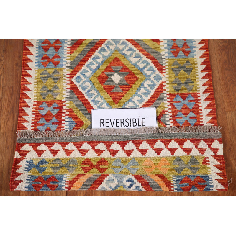 South Western Kilim Oriental Accent Rug 3x4