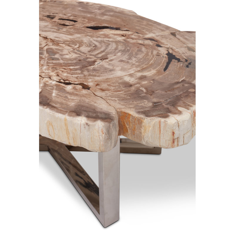 Elements Solid Wood Coffee Table, Natural Light