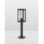 Dark Grey Metal Bollard Light
