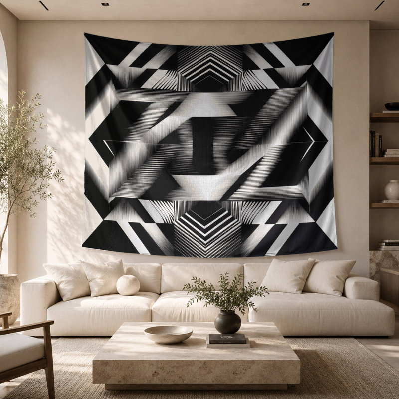 Tapisserie murale «Op Art 4», 26 po x 36 po