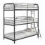 Lit superposé triple Furniture, noir-428299009
