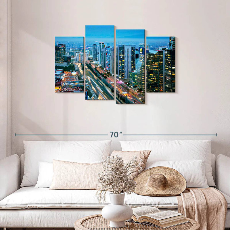 Sireci Mexico City Lights, 27" H x 43" W
