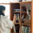 Japanese minimalist design style bookcase