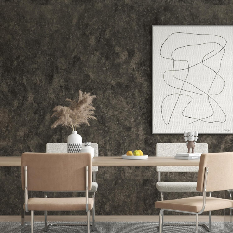 Papier peint adhésif très épais avec conception Air-Guide, imperméable et amovible, surface texturée 3D réaliste pour les murs et les surfaces lisses