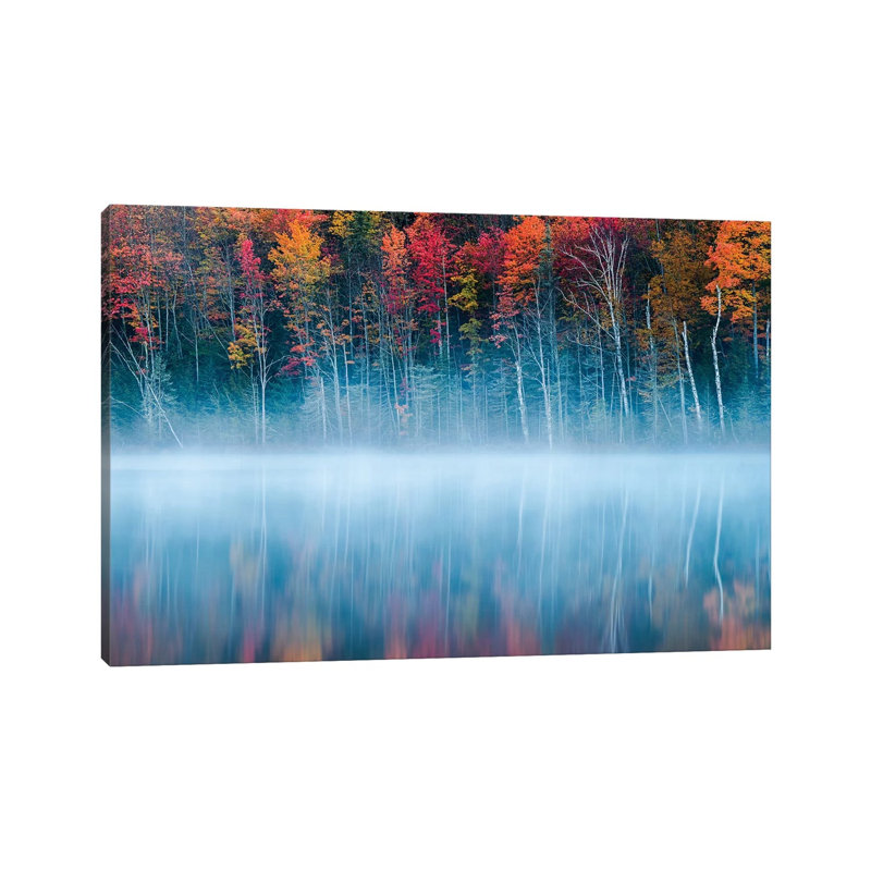 Morning Reflection by John Fan - Wrapped Canvas Print, 30.48cm H x 45.72cm W x 1.91cm D